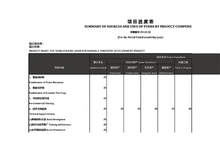 项目进度表-中英文-1