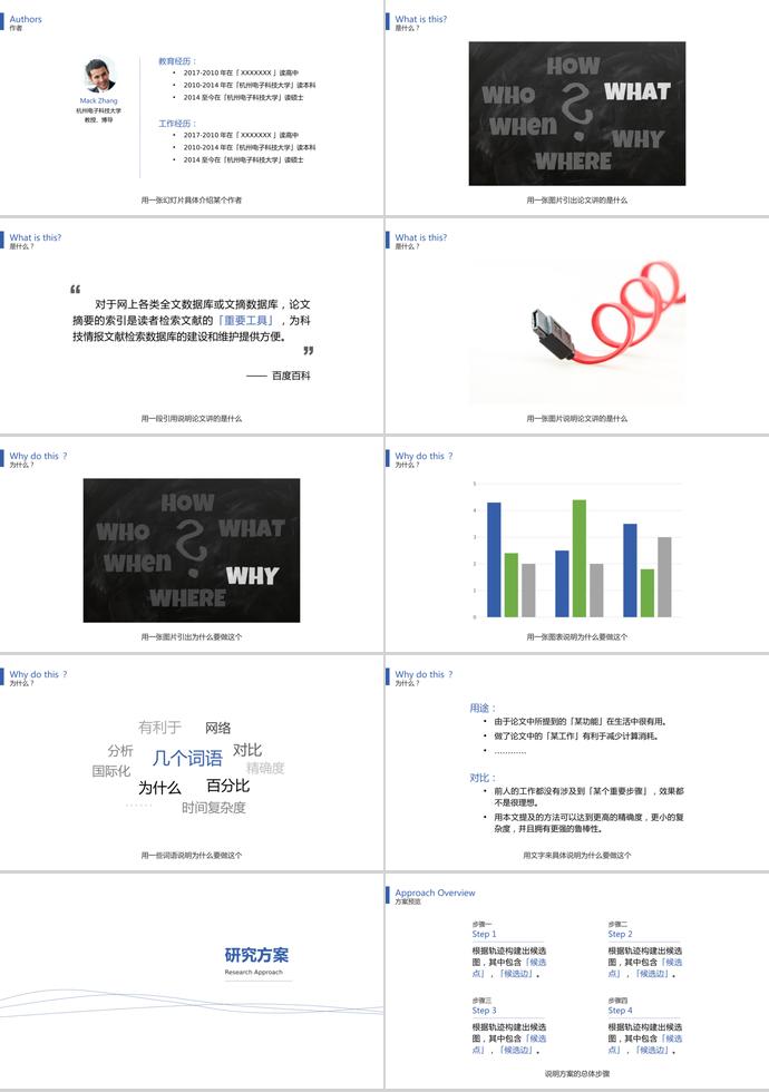 极简实用论文答辩PPT模板-1