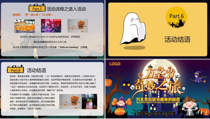 万圣节狂欢节日活动策划ppt模板-2
