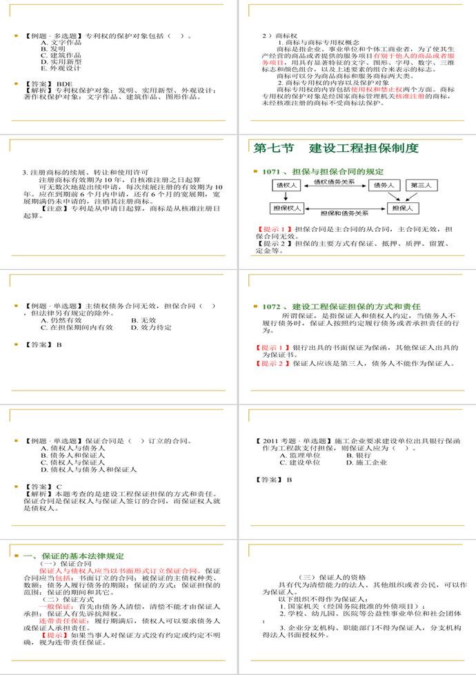 建设工程物权制度PPT模板-2